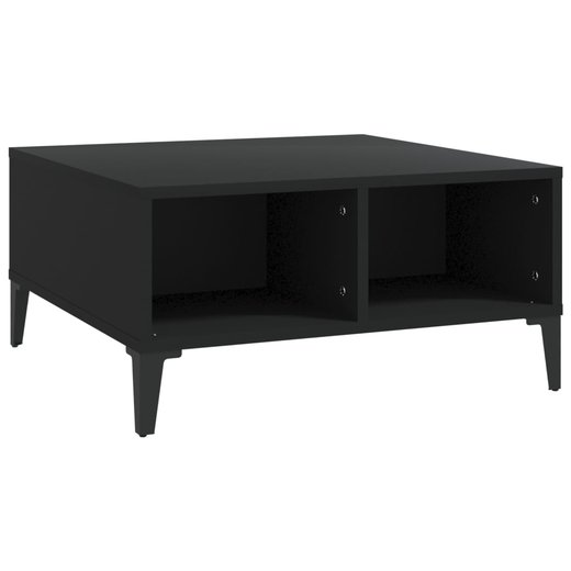 Couchtisch Schwarz 60x60x30 cm Spanplatte
