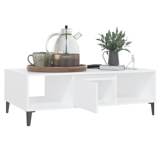 Couchtisch Wei 103,5x60x35 cm Spanplatte