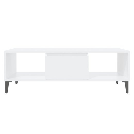 Couchtisch Wei 103,5x60x35 cm Spanplatte