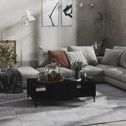 Couchtisch Schwarz 103,5x60x35 cm Spanplatte