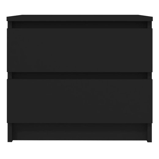 Nachttisch Schwarz 50x39x43,5 cm Spanplatte