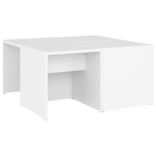 Couchtische 4 Stk. Wei 33x33x33 cm Spanplatte