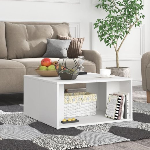 Couchtische 4 Stk. Wei 33x33x33 cm Spanplatte
