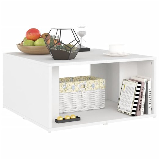 Couchtische 4 Stk. Wei 33x33x33 cm Spanplatte