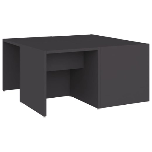 Couchtische 4 Stk. Grau 33x33x33 cm Spanplatte