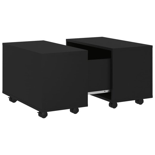 Couchtisch Schwarz 60x60x38 cm Spanplatte