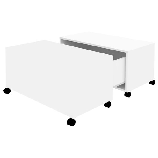 Couchtisch Wei 75x75x38 cm Spanplatte