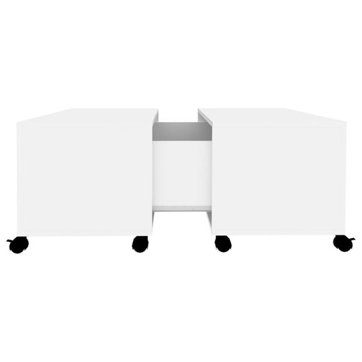 Couchtisch Wei 75x75x38 cm Spanplatte