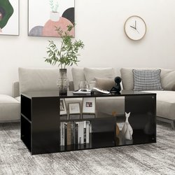 Couchtisch Schwarz 100x50x40 cm Spanplatte