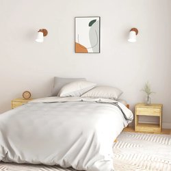 Nachttische 2 Stk. 40x31x40 cm Massivholz Kiefer