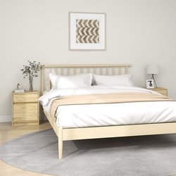 Nachttische 2 Stk. 40x31x50 cm Massivholz Kiefer