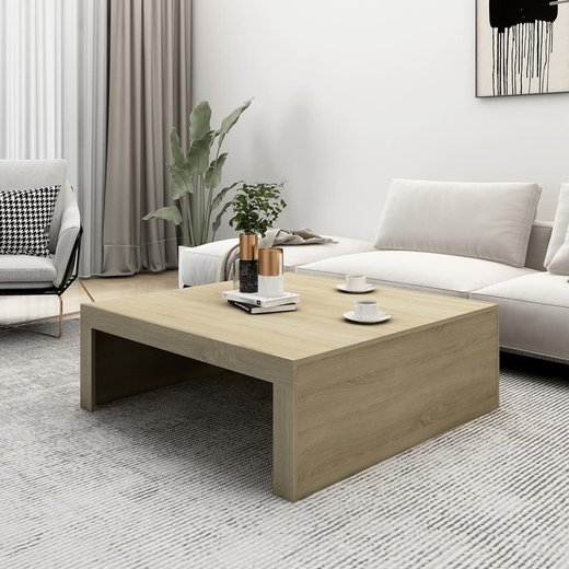 Couchtisch Sonoma-Eiche 100x100x35 cm Spanplatte