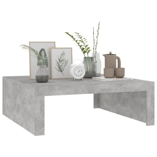 Couchtisch Betongrau 100x100x35 cm Spanplatte