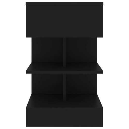 Nachttisch Schwarz 40x35x65 cm Spanplatte