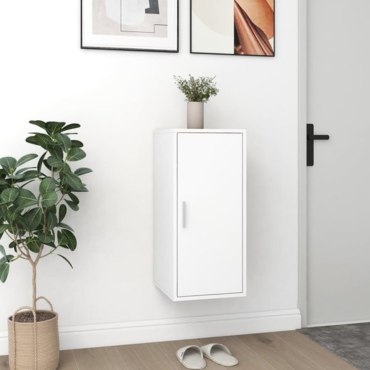 Schuhschrnke 2 Stk. Wei 32x35x70 cm Spanplatte