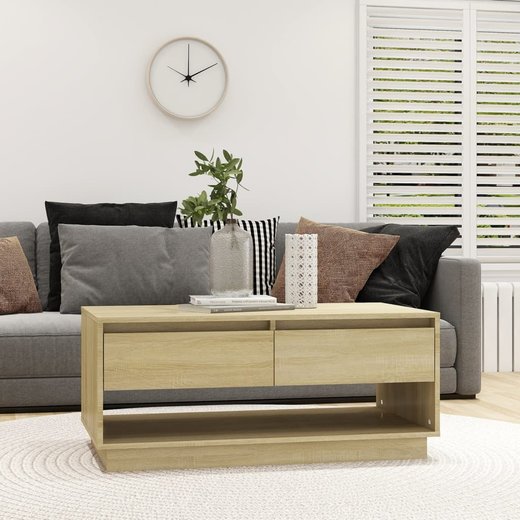 Couchtisch Sonoma-Eiche 102,5x55x44 cm Spanplatte