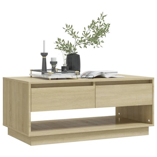 Couchtisch Sonoma-Eiche 102,5x55x44 cm Spanplatte