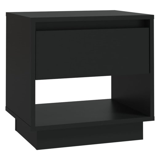 Nachttische 2 Stk. Schwarz 45x34x44 cm Spanplatte