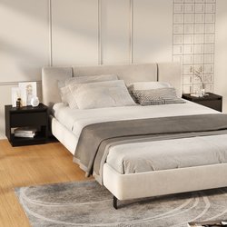 Nachttische 2 Stk. Schwarz 45x34x44 cm Spanplatte