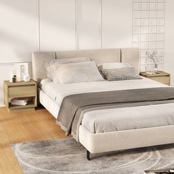 Nachttische 2 Stk. Sonoma-Eiche 45x34x44 cm Spanplatte