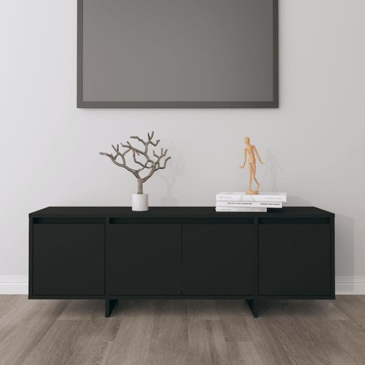 TV-Schrank Schwarz 120x30x40,5 cm Spanplatte