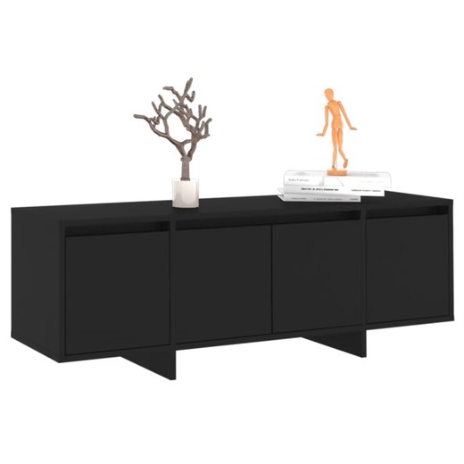 TV-Schrank Schwarz 120x30x40,5 cm Spanplatte