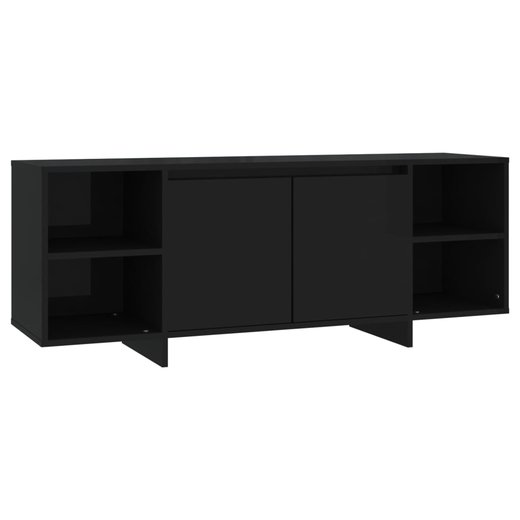TV-Schrank Schwarz 130x35x50 cm Spanplatte
