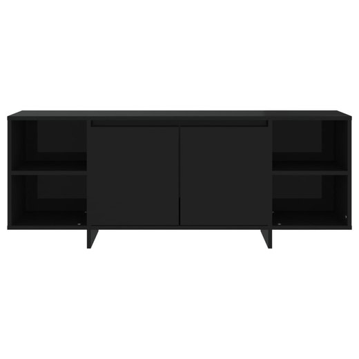TV-Schrank Schwarz 130x35x50 cm Spanplatte