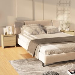 Nachttische 2 Stk. Sonoma-Eiche 45x34x44,5 cm Spanplatte