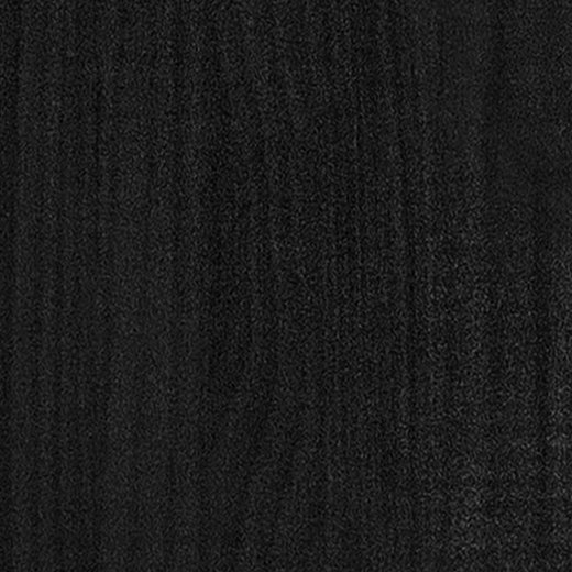 Couchtisch Schwarz 110x50x34 cm Massivholz Kiefer