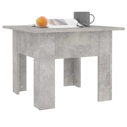 Couchtisch Betongrau 55x55x42 cm Spanplatte