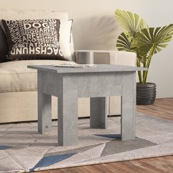 Couchtisch Betongrau 55x55x42 cm Spanplatte