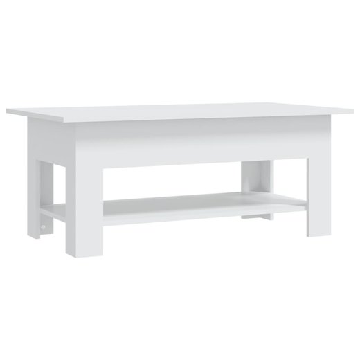 Couchtisch Wei 102x55x42 cm Spanplatte
