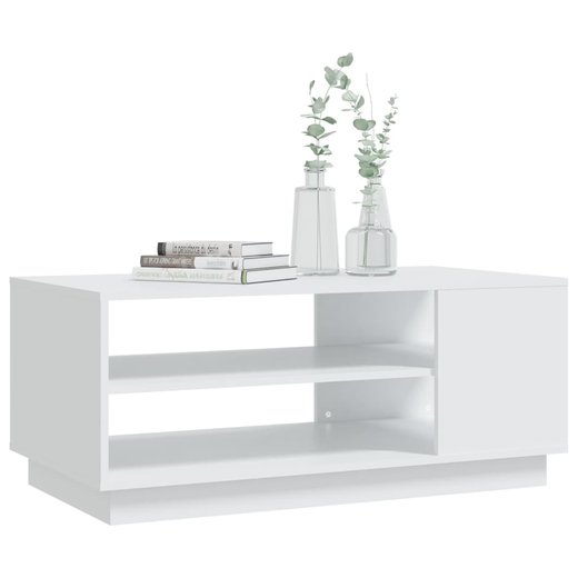 Couchtisch Wei 102x55x43 cm Spanplatte