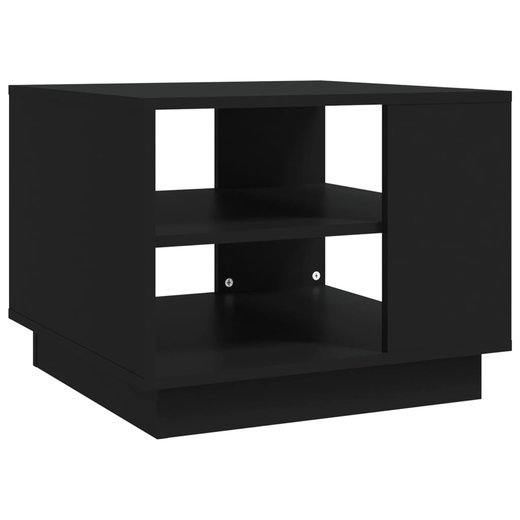 Couchtisch Schwarz 55x55x43 cm Spanplatte