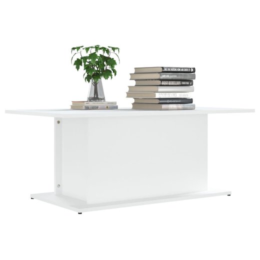 Couchtisch Wei 102x55,5x40 cm Spanplatte