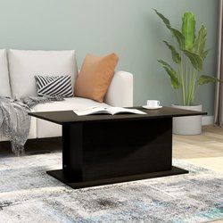 Couchtisch Schwarz 102x55,5x40 cm Spanplatte