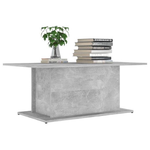 Couchtisch Betongrau 102x55,5x40 cm Spanplatte