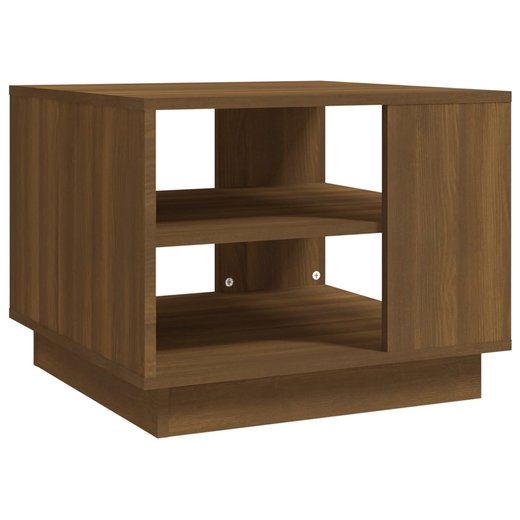 Couchtisch Braun Eichen-Optik 55x55x43 cm Spanplatte