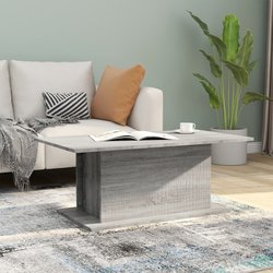 Couchtisch Grau Sonoma 102x55,5x40 cm Spanplatte