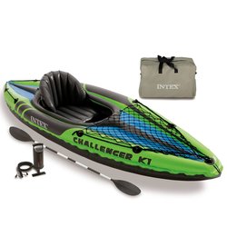 Intex Aufblasbares Kayak Challenger K1 274 x 76 x 33 cm...