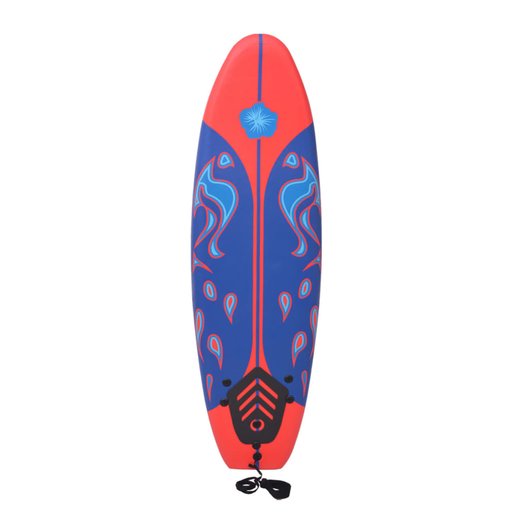 Surfboard Blau und Rot 170 cm