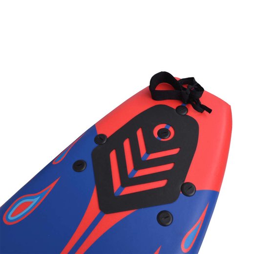 Surfboard Blau und Rot 170 cm 