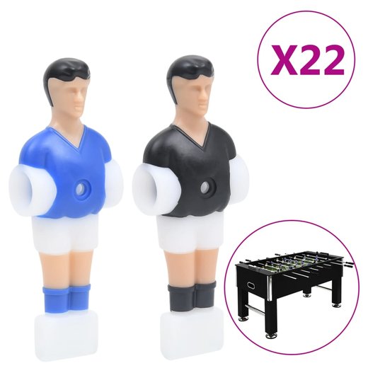 Tischfuball-Spieler 22 Stk. fr 12,7 mm Stange