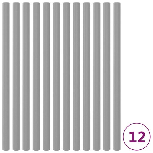 Schaumstoffhllen fr Trampolinstangen 12 Stk. 92,5 cm Grau