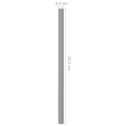 Schaumstoffhllen fr Trampolinstangen 12 Stk. 92,5 cm Grau