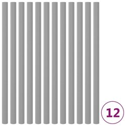 Schaumstoffhllen fr Trampolinstangen 12 Stk. 92,5 cm Grau