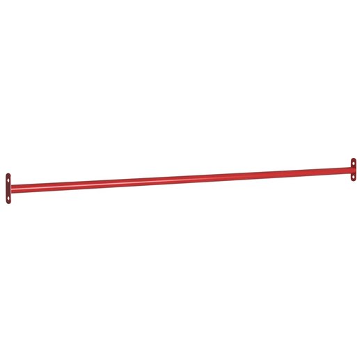 Turnstangen 3 Stk. 125 cm Stahl Rot