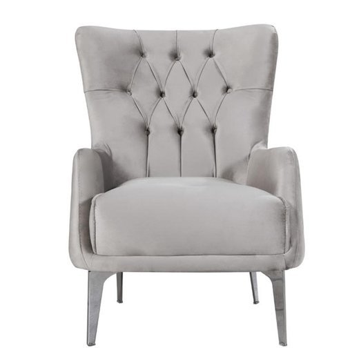 Perla Sofa Set 3`er + 2`er + Sessel 1108 - Grau Silber