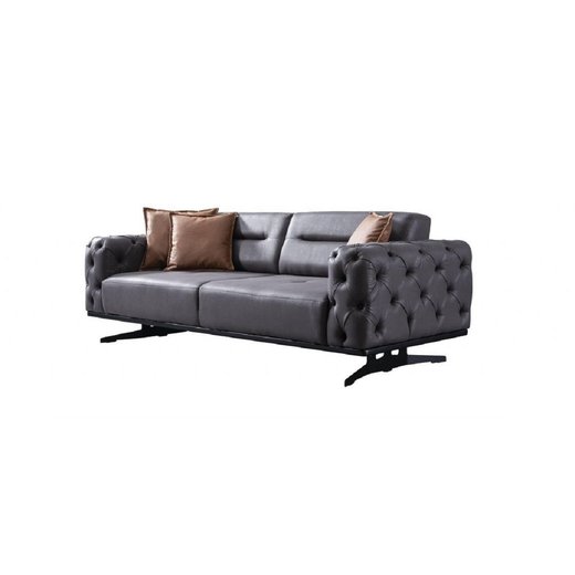 Basel Sofa Set 3 Sitzer 1134 - Hellbraun